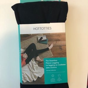 NWT HOTTOTTIES Seamless Fleece Leggings | L
